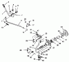 Toro 73420 (416-8) - 416-8 Garden Tractor, 1996 (6900001-6999999) Ersatzteile PTO CLUTCH AND CONTROL