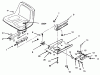 Toro 73420 (416-8) - 416-8 Garden Tractor, 1996 (6900001-6999999) Ersatzteile SEAT