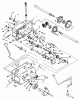 Toro 73420 (416-8) - 416-8 Garden Tractor, 1996 (6900001-6999999) Ersatzteile TRANSMISSION 8-SPEED #1