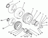 Toro 73420 (416-8) - 416-8 Garden Tractor, 1996 (6900001-6999999) Ersatzteile WHEELS AND TIRES