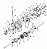Toro 73421 (416-H) - 416-H Garden Tractor, 1993 (3900001-3999999) Ersatzteile TRANSAXLE