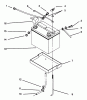 Toro 73421 (416-H) - 416-H Garden Tractor, 1996 (6900001-6999999) Ersatzteile BATTERY