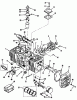 Toro 73421 (416-H) - 416-H Garden Tractor, 1996 (6900001-6999999) Ersatzteile CYLINDER BLOCK
