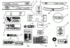 Toro 73421 (416-H) - 416-H Garden Tractor, 1996 (6900001-6999999) Ersatzteile DECALS