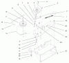 Toro 79301 - 42"/48" Vacuum Bagger, 300 Series Garden Tractors, 2000 (200000001-200999999) Ersatzteile DRIVE ASSEMBLY
