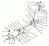 Toro 73421 (416-H) - 416-H Garden Tractor, 1996 (6900001-6999999) Ersatzteile FRONT AXLE AND STEERING
