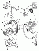 Toro 73421 (416-H) - 416-H Garden Tractor, 1996 (6900001-6999999) Ersatzteile GEARCASE AND IGNITION CONTROLS