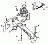 Toro 73421 (416-H) - 416-H Garden Tractor, 1996 (6900001-6999999) Ersatzteile INTAKE MANIFOLD