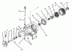 Toro 73421 (416-H) - 416-H Garden Tractor, 1996 (6900001-6999999) Ersatzteile TRANSAXLE ASSEMBLY #1