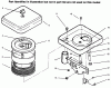 Toro 73422 (416-8) - 416-8 Garden Tractor, 1996 (6900001-6999999) Ersatzteile AIR CLEANER