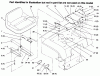 Toro 73422 (416-8) - 416-8 Garden Tractor, 1996 (6900001-6999999) Ersatzteile FENDER, SEAT