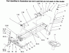 Toro 73422 (416-8) - 416-8 Garden Tractor, 1996 (6900001-6999999) Ersatzteile FRAME STEERING