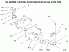 Toro 73422 (416-8) - 416-8 Garden Tractor, 1996 (6900001-6999999) Ersatzteile FRONT PLATE, RELAYS