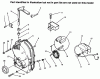 Toro 73422 (416-8) - 416-8 Garden Tractor, 1996 (6900001-6999999) Ersatzteile GEAR CASE & IGNITION CONTROLS