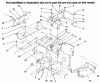 Toro 73422 (416-8) - 416-8 Garden Tractor, 1996 (6900001-6999999) Ersatzteile HOODSTAND, CONSOLE