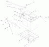 Toro 73422 (416-8) - 416-8 Garden Tractor, 1997 (7900001-7999999) Ersatzteile BATTERY ASSEMBLY
