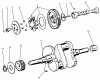 Toro 73422 (416-8) - 416-8 Garden Tractor, 1997 (7900001-7999999) Ersatzteile CARN & CRANKSHAFTS
