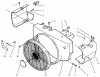 Toro 73422 (416-8) - 416-8 Garden Tractor, 1997 (7900001-7999999) Ersatzteile ENGINE HOUSING