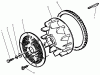 Toro 73422 (416-8) - 416-8 Garden Tractor, 1997 (7900001-7999999) Ersatzteile FLYWHEEL