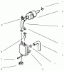 Toro 73422 (416-8) - 416-8 Garden Tractor, 1997 (7900001-7999999) Ersatzteile FUEL FILTER & PUMP