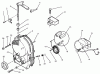 Toro 73422 (416-8) - 416-8 Garden Tractor, 1997 (7900001-7999999) Ersatzteile GEAR CASE & IGNITION CONTROLS