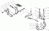 Toro 73422 (416-8) - 416-8 Garden Tractor, 1997 (7900001-7999999) Ersatzteile GOVERNOR