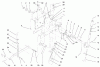 Toro 73422 (416-8) - 416-8 Garden Tractor, 1997 (7900001-7999999) Ersatzteile MANUAL LIFT SYSTEM