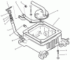 Toro 73422 (416-8) - 416-8 Garden Tractor, 1997 (7900001-7999999) Ersatzteile OIL FILL TUBE & BASE
