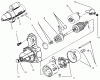Toro 73422 (416-8) - 416-8 Garden Tractor, 1997 (7900001-7999999) Ersatzteile STARTER
