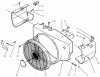 Toro 73423 (416-H) - 416-H Garden Tractor, 1997 (7900001-7999999) Ersatzteile ENGINE HOUSING