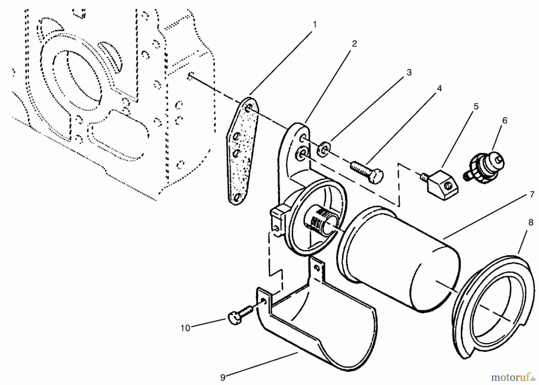 Toro Neu Mowers, Lawn & Garden Tractor Seite 1 73423 (416-H) - Toro 416-H Garden Tractor, 1997 (7900001-7999999) OIL FILTER