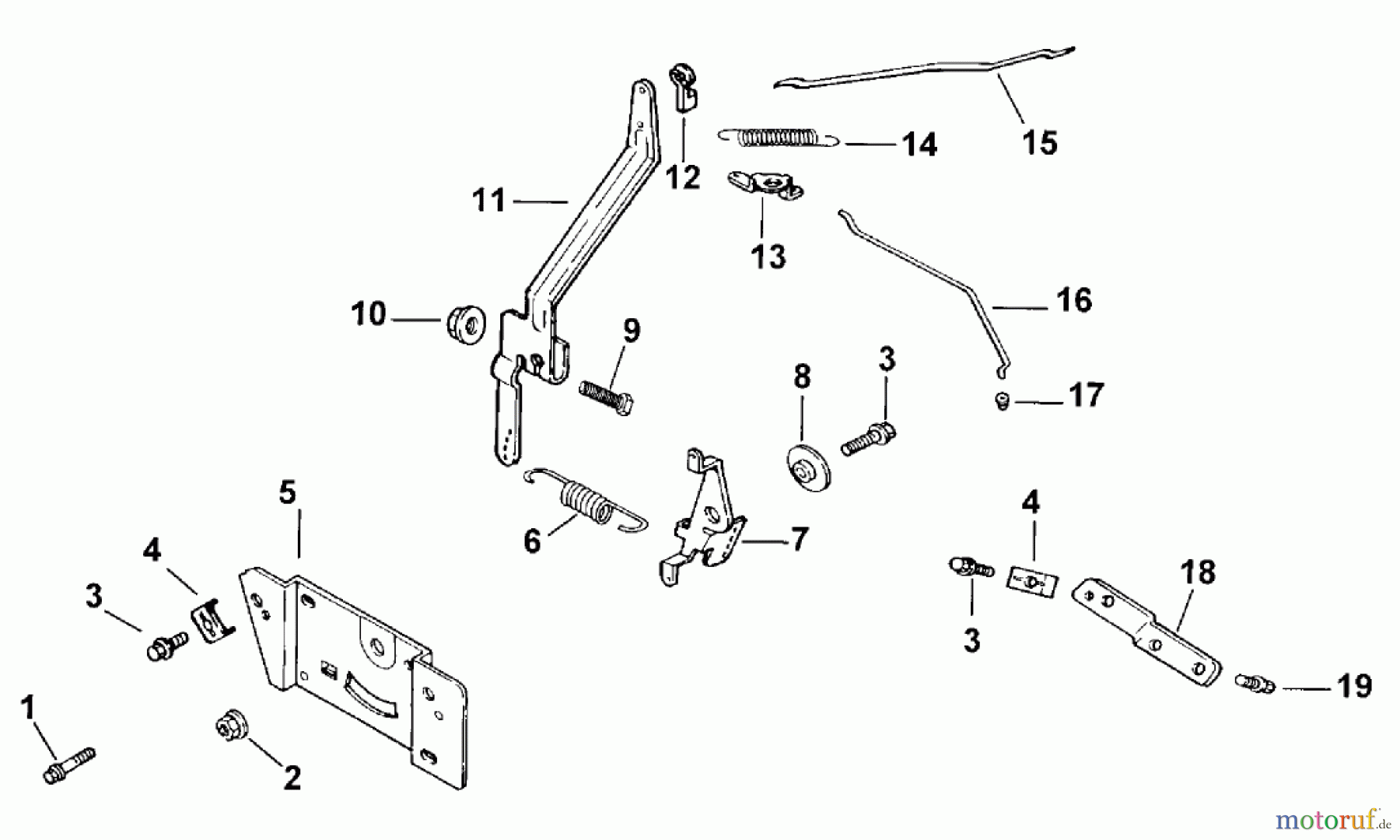  Toro Neu Mowers, Lawn & Garden Tractor Seite 1 73428 (312-8) - Toro 312-8 Garden Tractor, 1998 (8900001-8900499) ENGINE CONTROLS