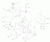 Toro 73428 (312-8) - 312-8 Garden Tractor, 1998 (8900001-8900499) Ersatzteile FUEL TANK ASSEMBLY