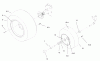 Toro 73428 (312-8) - 312-8 Garden Tractor, 1998 (8900001-8900499) Ersatzteile WHEEL ASSEMBLIES