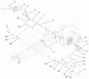 Toro 73429 (312-8) - 312-8 Garden Tractor, 1999 (9900001-9999999) Ersatzteile CLUTCH SYSTEM ASSEMBLY