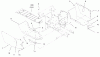 Toro 73429 (312-8) - 312-8 Garden Tractor, 1999 (9900001-9999999) Ersatzteile FOOTREST & HOODSTAND SIDE COVERS ASSEMBLY