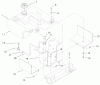 Toro 73429 (312-8) - 312-8 Garden Tractor, 1999 (9900001-9999999) Ersatzteile FUEL TANK ASSEMBLY