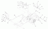 Toro 73449 (314-8) - 314-8 Garden Tractor, 2000 (200000001-200999999) Ersatzteile BRAKE SYSTEM ASSEMBLY