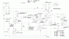Toro 73449 (314-8) - 314-8 Garden Tractor, 2000 (200000001-200999999) Ersatzteile ELECTRICAL SCHEMATIC (MODEL 73449 ONLY)