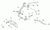Toro 73449 (314-8) - 314-8 Garden Tractor, 2000 (200000001-200999999) Ersatzteile ENGINE CONTROLS (MODEL 73429 ONLY)