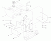 Toro 73449 (314-8) - 314-8 Garden Tractor, 2000 (200000001-200999999) Ersatzteile FUEL TANK ASSEMBLY