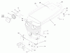 Toro 73449 (314-8) - 314-8 Garden Tractor, 2000 (200000001-200999999) Ersatzteile HOOD ASSEMBLY