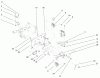 Toro 73449 (314-8) - 314-8 Garden Tractor, 2000 (200000001-200999999) Ersatzteile HOODSTAND ELECTRICAL MOUNTING ASSEMBLY