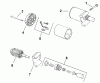 Toro 73449 (314-8) - 314-8 Garden Tractor, 2000 (200000001-200999999) Ersatzteile STARTER (MODEL 73429 ONLY)