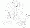 Toro 73449 (314-8) - 314-8 Garden Tractor, 2000 (200000001-200999999) Ersatzteile TRANSAXLE ASSEMBLY