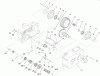 Toro 73449 (314-8) - 314-8 Garden Tractor, 2000 (200000001-200999999) Ersatzteile TRANSMISSION 8-SPEED 4 PINION (MODEL 73429 ONLY) #2