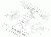 Toro 73449 (314-8) - 314-8 Garden Tractor, 2000 (200000001-200999999) Ersatzteile TRANSMISSION 8-SPEED 8 PINION (MODEL 73449 ONLY) #2