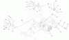 Toro 73429 (312-8) - 312-8 Garden Tractor, 2001 (210000001-210999999) Ersatzteile BRAKE SYSTEM ASSEMBLY