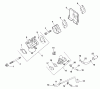 Toro 73429 (312-8) - 312-8 Garden Tractor, 2001 (210000001-210999999) Ersatzteile CARBURETOR AND FUEL PUMP (MODEL 73449 ONLY)