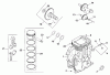Toro 73429 (312-8) - 312-8 Garden Tractor, 2001 (210000001-210999999) Ersatzteile CRANKCASE (MODEL 73429 ONLY)